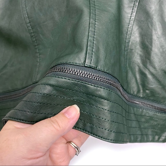 Sam Edelman Elise Faux Leather Moto Jacket - Picture 7 of 12